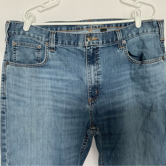 Carhartt Blue Relaxed Jeans Durable Comfort - Picture 4 of 11